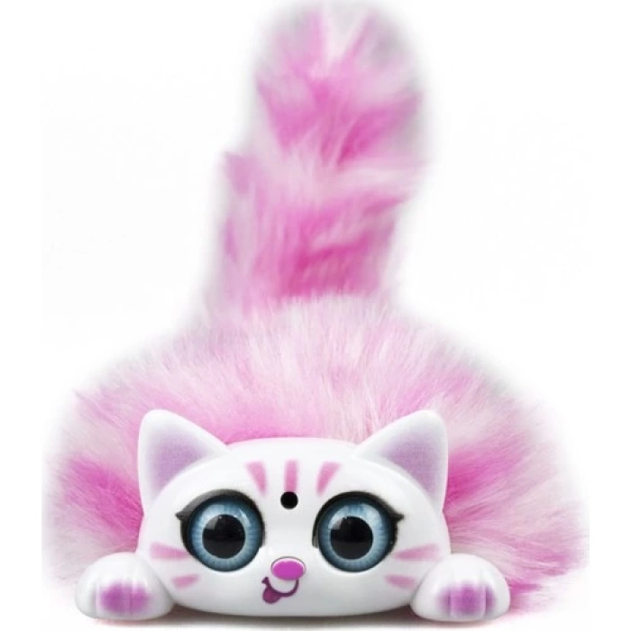 Tiny Furries Fluffy Kitties Sürpriz Peluş - Beyaz-Pembe