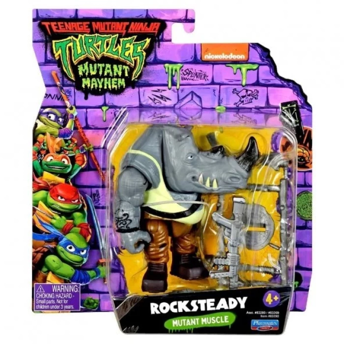 TMNT Aksiyon Figürler TU805100 - Rocksteady