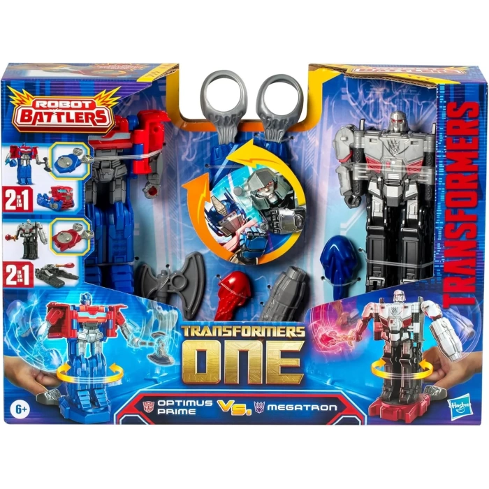 Transformers One Optimus Prime vs Megatron Robot Battlers Aksiyon 2li Figür Seti