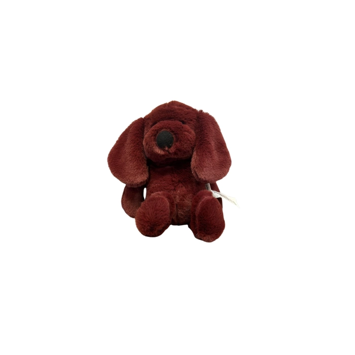 Uyku Arkadaşı Köpek Peluş Bordo 34 Cm