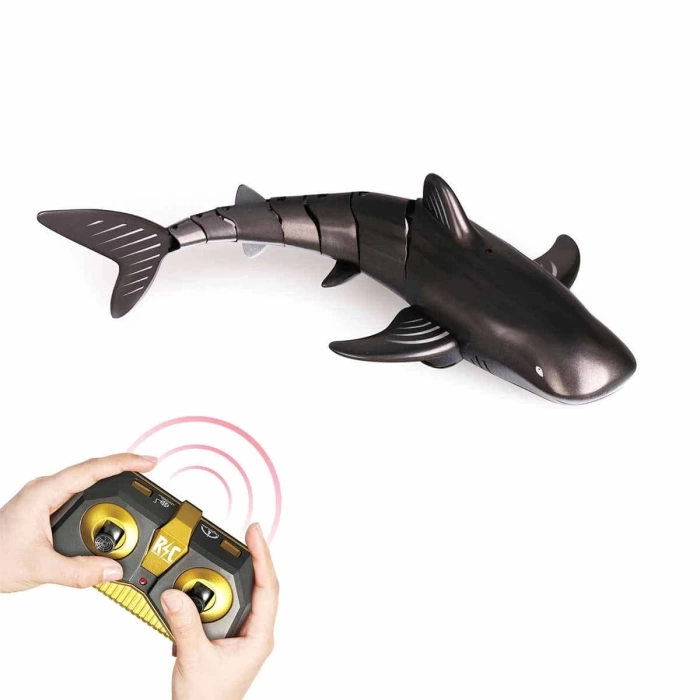 Uzaktan Kumandalı Suncon 360 Derece Dönen Köpek Balığı - Siyah