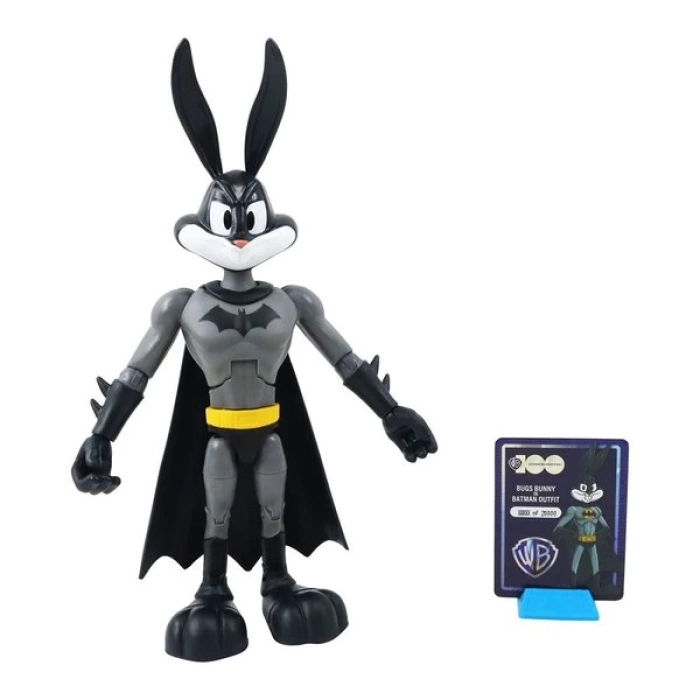 Warner Bros Bugs Bunny-Batman Kıyafetiyle 18 cm Koleksiyon Figürü