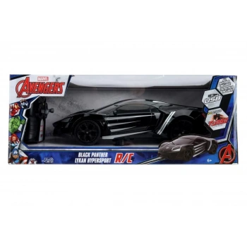 1:16 Jada Marvel Kara Panter Black Panther RC Lykan Hypersport Uzaktan Kumandalı Araba 226001