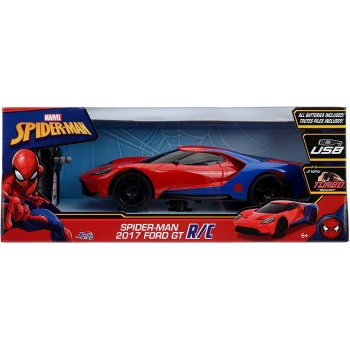 1:16 Jada Marvel Örümcek Adam Spider-Man RC 2017 Ford GT Uzaktan Kumandalı Araba