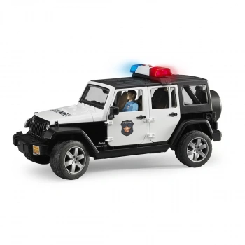 Bruder Jeep Wrangler U.R. Polis Aracı Ve Memur - BR02526