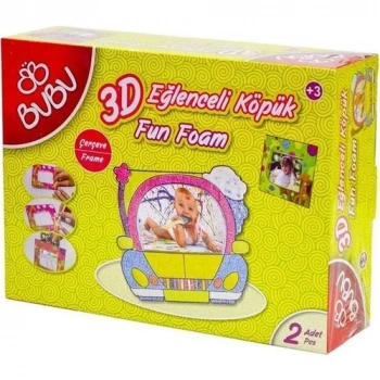 Bu-Bu 3D Eğlenceli Köpük Çerçeve