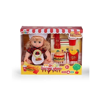 Maide Bebek Burger Yiyor - Ekoseli Sarışın