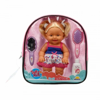 Nil Bebek Sırt Çantalı Set 23 cm - Sarışın Nil Bebek