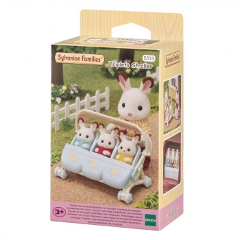 Sylvanian Families Üçüz Bebek Arabası 5533