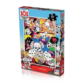 101 Dalmation puzzle - 50 parça