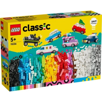 LEGO® Classic Yaratıcı Araçlar 11036 -4 Yaş ve Üzeri Çocuklar için 10 Adet Araba Yapımı İçeren Yaratıcı Oyuncak Yapım Seti (900 Parça)