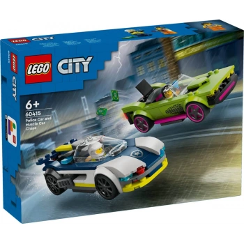 60415 LEGO® City Polis Arabası ve Spor Araba Takibi