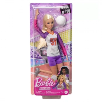 Barbie Articulated Sports Doll Volleyball HKT71-HKT72