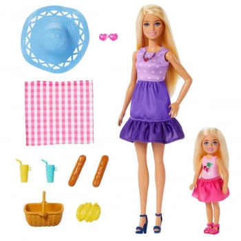 Barbie Malibu ve Chelsea Piknik Oyun Seti JBF43