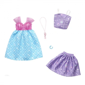Barbie nin Kıyafet Koleksiyonu 2 li Paketler Denizkızı GWF04-HRH44