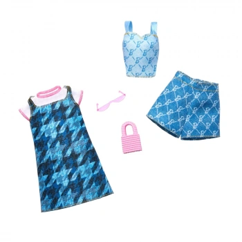 Barbie nin Kıyafet Koleksiyonu 2 li Paketler Monogram GWF04-HRH45