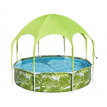 BW56432 Bestway Steel Pro Gölgelikli Oyun Havuzu 244CM X 51CM