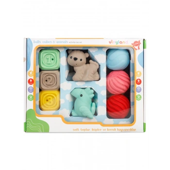 Erpa Oyuncak Vinyland 8li Aktivite Seti Soft Toplar