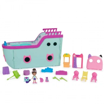 Gabby’s Dollhouse Işıklı Gabby’nin Arkadaşlık Gemisi Oyun Seti