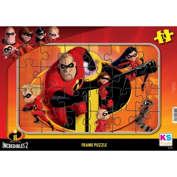 Incredibles 2 24 Parça Frame Puzzle