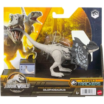 Jurassic World Strike Attack Dilophosaurus Features: Action Figure - HLN70