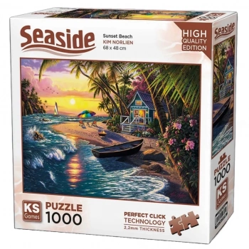 KS Games Sunset Beach Puzzle - 1000 Parça
