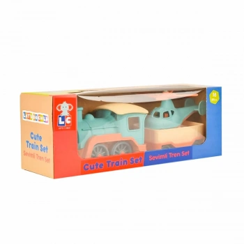 LC Tren Set Yük Treni Helikopterli - LC-31030