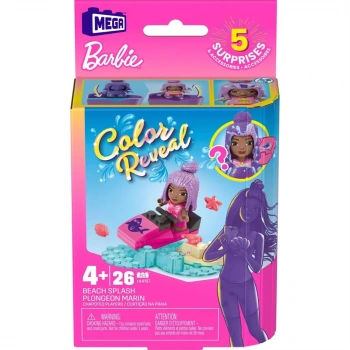 MEGA Barbie Color Reveal Mini Bebekler HHP85-HHP87