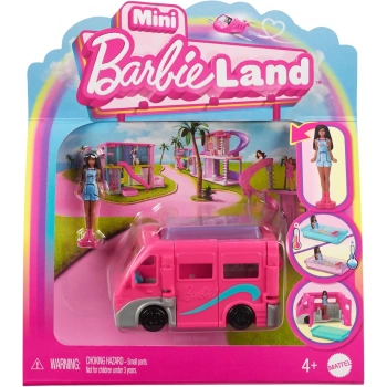 Mini BarbieLand Barbie Bebek ve DreamCamper