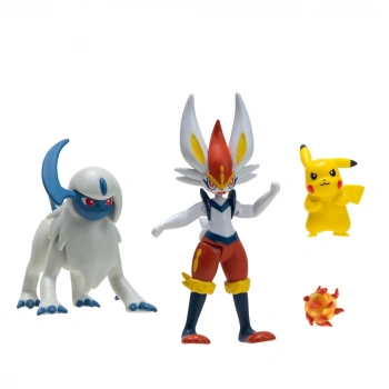 Pokemon Battle Aksiyon Figür ve Figür 4 lü Set PKW2979