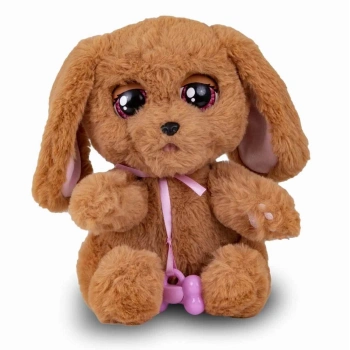 Sesli Baby Paws Yavru Köpek Peluş BAW01000 - Cocker Pembe Çanta