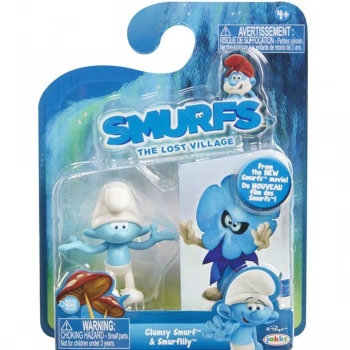 Şirinler Kayıp Köy Sakar Şirin & Smurflily Figür Set 96562