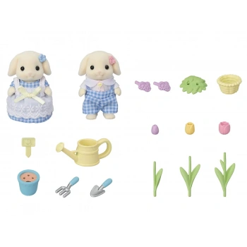 Sylvanian Families Flora Tavşan Kardeşler Bahçıvanlık Seti