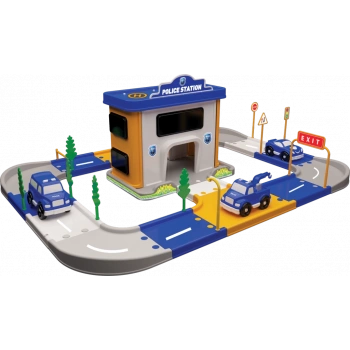 Uçar City Polis İstasyonlu Parkur (46 Parça)