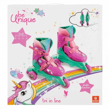 Unicorn Desenli Inline 3 Tekerlekli Paten