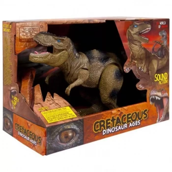 Yürüyen Dinazor Cretaceous Pilli Sesli - Kahverengi