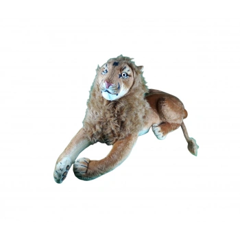 Peluş Yatan Aslan - 108 Cm