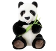 Bambulu Oturan Panda Peluş 30 cm.