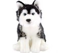 Floppy Siyah Husky Peluş Köpek 28 cm.