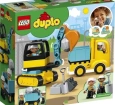 Lego Duplo Kamyon ve Paletli Kazıcı-10931