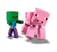 LEGO Minecraft BigFig Domuz ile Bebek Zombi - 21157