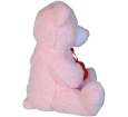 Peluş Kalpli Ayı 85 cm - Pembe