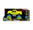 1:18 Uzaktan Kumandalı Neon Jumbo Weels USB Şarjlı Araba 26 cm. - Sarı Pickup