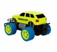 1:18 Uzaktan Kumandalı Neon Jumbo Weels USB Şarjlı Araba 26 cm. - Sarı Jeep