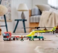 LEGO® City Kurtarma Helikopteri Nakliyesi 60343