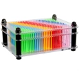 Pinart 3D Dikdörtgen Gökkuşağı Renkli Çivili Tablo 12,5 cm