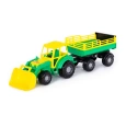 Römorklu Kepçeli Traktör - Yeşil