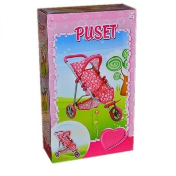 3 Tekerlekli Metal Puset - Puantiyeli