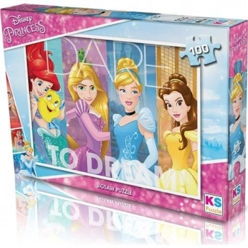 Ks Games Disney Prenses Puzzle - 100 Parça