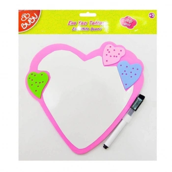 BuBu Eva Yazı Tahtası Kalpli